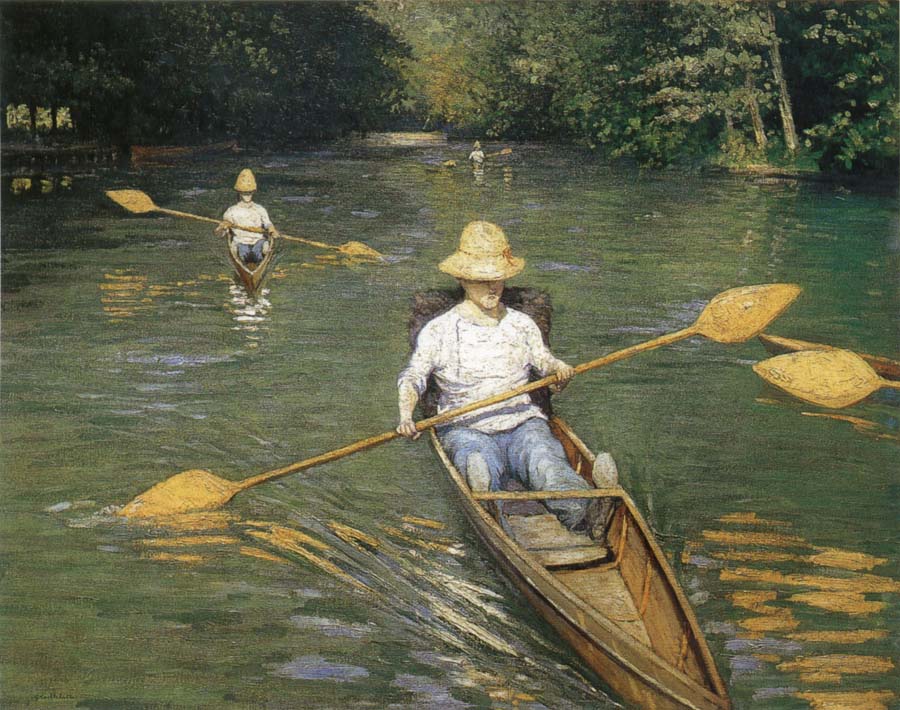 Gustave Caillebotte Racing boat